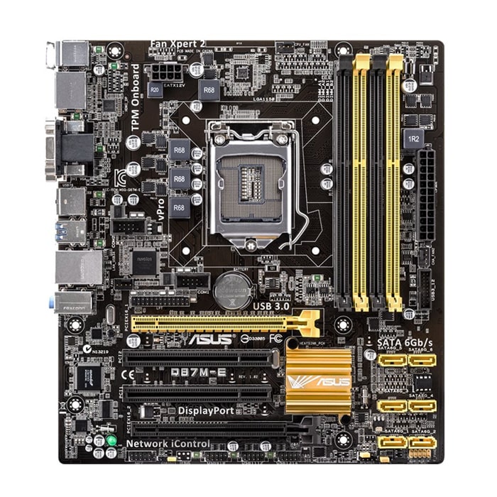 مادربرد کارکرده ایسوس مدل ASUS Q87 M-E DDR3 INTEL LGA1150 Micro -ATX