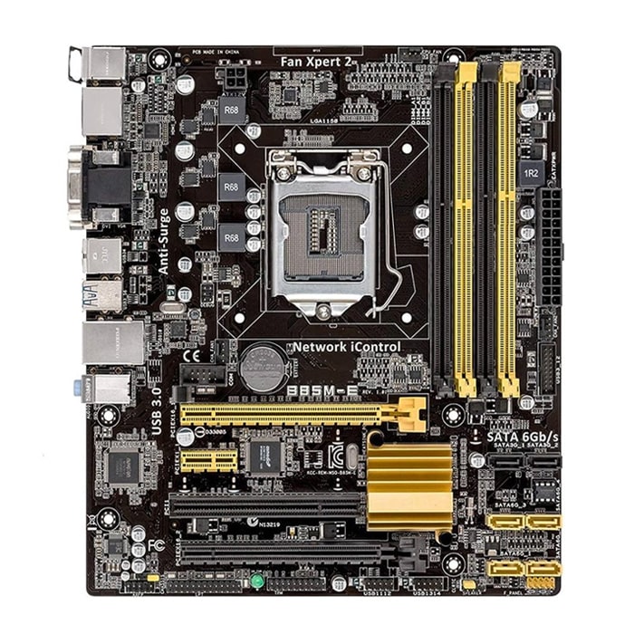 مادربرد کارکرده ایسوس مدل ASUS B85 M-E DDR3 INTEL LGA1150 Mini-ATX
