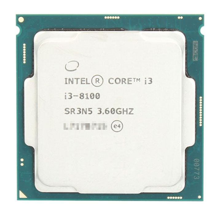 سی پی یو کارکرده اینتل سوکت LGA1151 مدل INTEL i3 8100