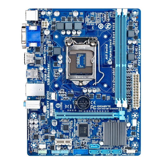 مادربرد گیگابایت مدل GIGABYTE H61 M-USB3H