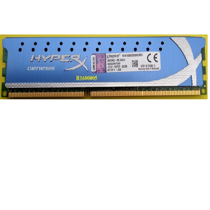 رم کامپیوتر کارکرده کینگستون مدل  HyperX Fury DDR3 1600MHz  4GB