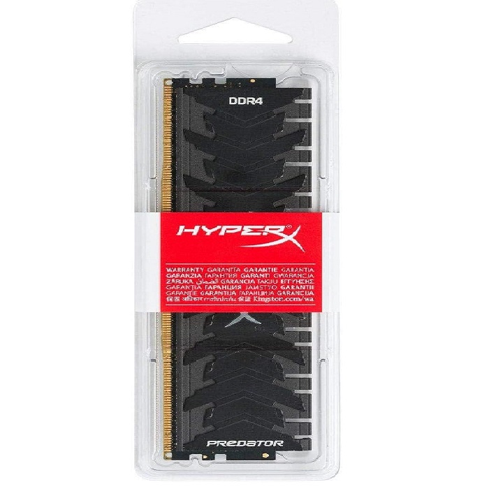 رم دسکتاپ کارکرده کینگستون مدل HyperX Predator Black 8GB 3000MHz DDR4 CL15 XMP