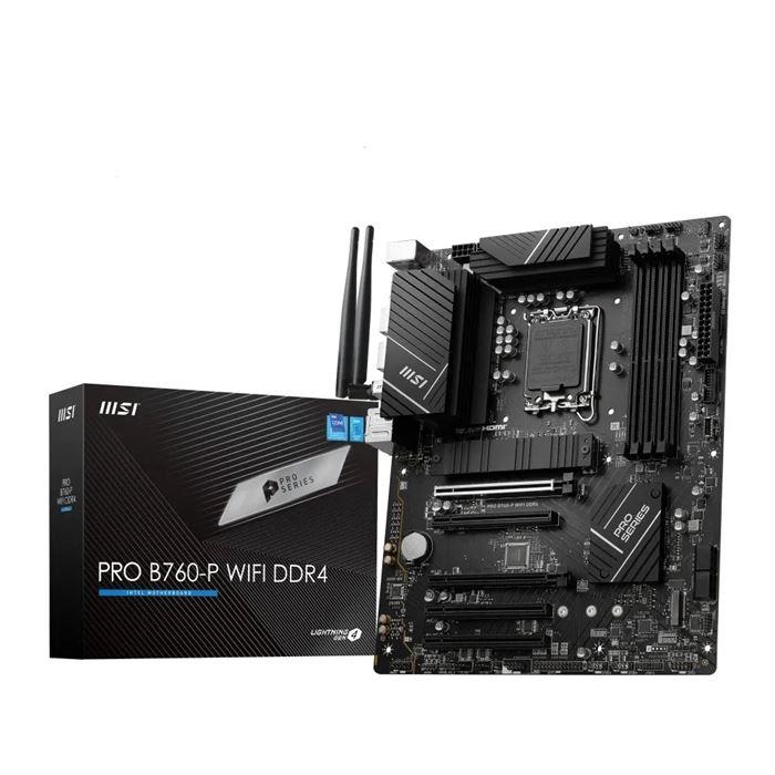 مادربرد آکبند  ام اس آی مدل  MSI PRO B760-P WiFi  DDR4  LGA1700