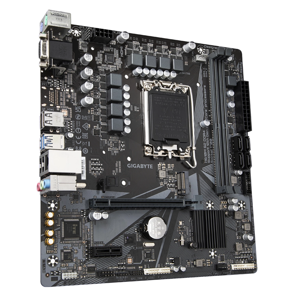 مادربرد گیگابایت  سوکت 1700  مدل GIGABYTE H610M S2 DDR4