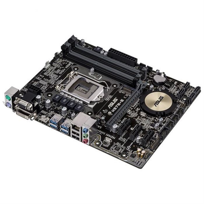 مادربرد کارکرده ایسوس مدل ASUS H97M-E M.2 DDR3 INTEL LGA1150 Mini-ATX